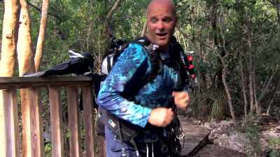 Bryan: It's hot, I can't
wait to get in water. - Island of Bryan