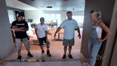 Bryan: So we're going to have
six and half inch strip here - Island of Bryan