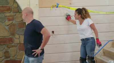 Bryan: Whoa, hey!
Scott: (chuckles) - Renovation Resort