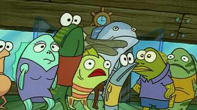 Bubble Bass arrived only
moments after Squarepants. - SpongeBob DocuPants
