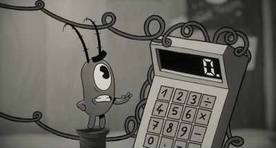 Bubble once for "yes," and twice for "no." - Plankton: The Movie