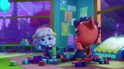 - [Bubble and Trouble bleat]
- [Olive laughs] - Super Monsters: The New Class