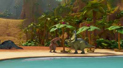 [Buck] We established the watering hole
as a place - The Ice Age Adventures of Buck Wild