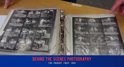 BUCKHOFF: So what we have here
is some really fun behind-the-scenes shots - Adventure Thru the Walt Disney Archives