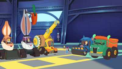 Buckle up, it's time to
make the merry-go-round! - Bugs Bunny Builders