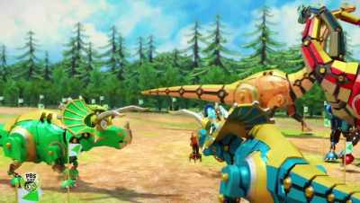 - Buddy, Don, untangle us.
- Look out! - Dinosaur Train: Adventure Island