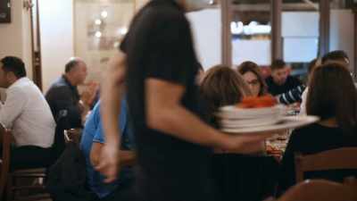 Buffalo were brought to work
the Southern Italian land - Stanley Tucci: Searching for Italy