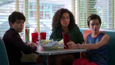 Buffy/Cyrus:
Amber is wearing your bracelet? - Andi Mack