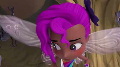 Bug?! They think I'm a--
Wait, did you say "beautiful"? - Rainbow Rangers