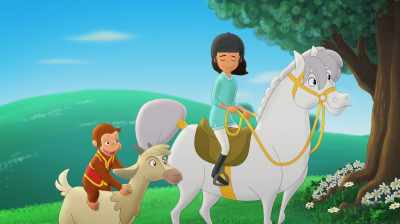 [bugle blows] - Curious George: Royal Monkey