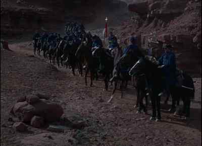 Bugler, do you want to get busted back
to horseshoeing? Mind that horse. - She Wore a Yellow Ribbon
