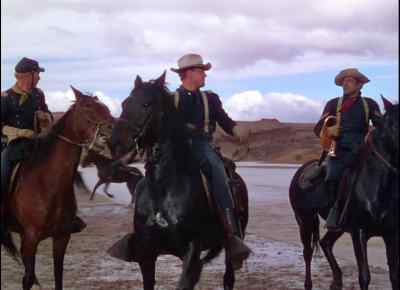 Bugler, sound officer's call
for Captain Brittles! - She Wore a Yellow Ribbon