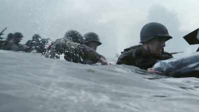 - ( bullets whizzing )
- ( men shouting ) - Spielberg