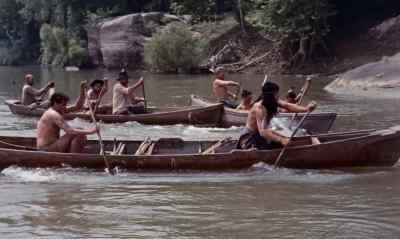 [Bullets Zinging] - Davy Crockett and the River Pirates