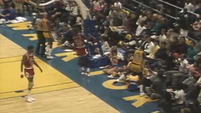 Bulls on the run. To Michael Jordan. - The Last Dance