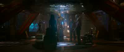 Bunch of jackasses, standing in a circle. - Guardians of the Galaxy