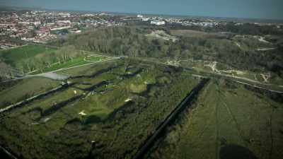 Buried beneath the sand dunes
that surround it, - World War II: Secrets from Above