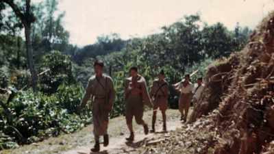 BURMESE GUERILLAS MARCH
POWS INTO CAPTIVITY, - The Pacific War in Color