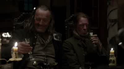 Burns like a torch going down, aye? - Outlander
