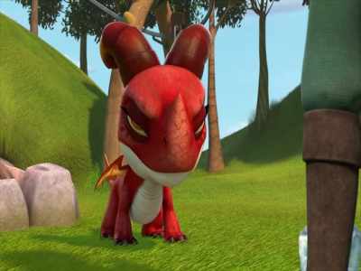 Burple could break the ice or Cutter...
Uh, why you looking at me like that? - Dragons: Rescue Riders