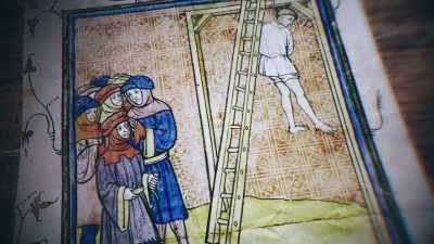 Burr:
In the Middle Ages
in England, - Crazy, Not Insane