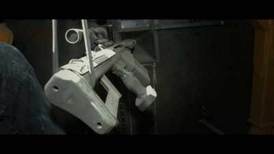 [Busse] Marv had a 50-caliber
rifle pointed out the back. - Tread
