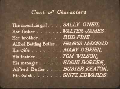 Buster Keaton in "Battling Butler" - Battling Butler