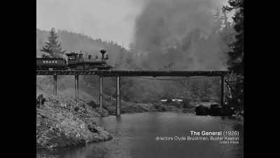 Buster Keaton's the general
has a double structure. - The Story of Film: A New Generation