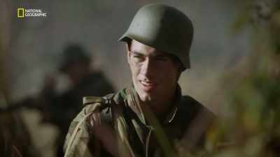 But a German bullet
renders Secor's weapon inoperable. - Hitler's Last Stand