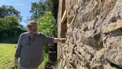 But actually it's been
sitting here for 150 years - Escape to the Chateau: Make Do & Mend