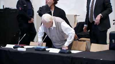 But that all changed
the moment he sat down, - The Accountant of Auschwitz