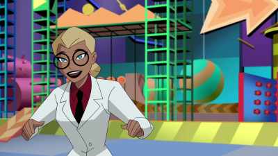 But all you got to do is make it
to that finish line way over there... - Batman and Harley Quinn