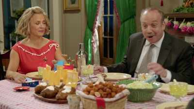 But all the while,
Red is in the ladies' crapper, - At Home with Amy Sedaris