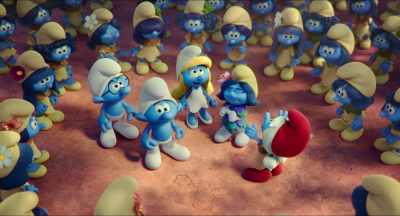But also, in the reconnaissance scene, - Smurfs: The Lost Village