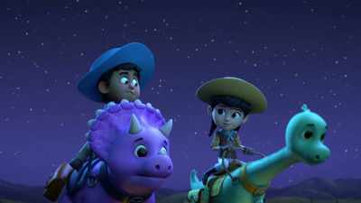 But he also said, "Or is it?" - Dino Ranch