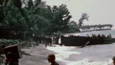 But Americans won't stop
until they neutralize Rabaul. - The Pacific War in Color