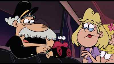 But if anyone yacks
on the upholstery, - No Time to Spy: A Loud House Movie