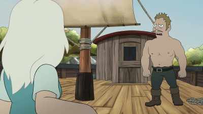 But as we draw nigh
to ogre territory, beware. - Disenchantment