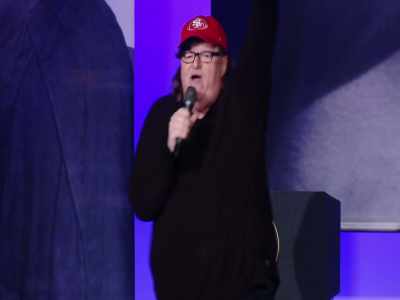 But at some point,
it must return to its original position. - Michael Moore in TrumpLand