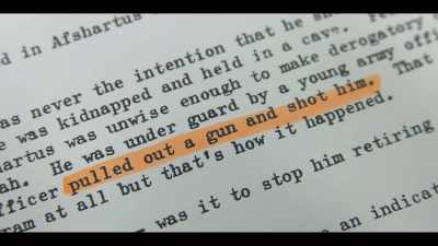 But his body was very badly tortured, so - Coup 53