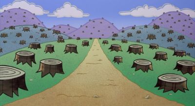 But Bullwinkle there aren't any woods anymore - The Adventures of Rocky &amp; Bullwinkle