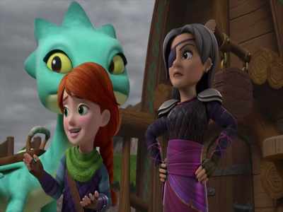 - But Burple here, he's sensitive.
- Yes. I can see that. - Dragons: Rescue Riders