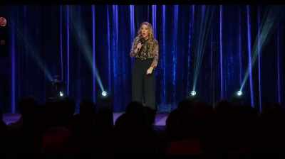 ♪ But, by God, she looks so helpless ♪ - Katherine Ryan: Glitter Room