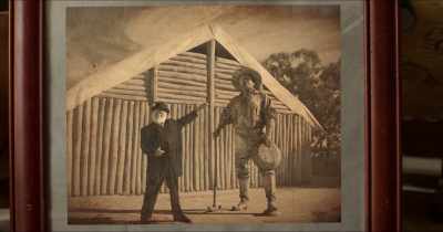 But by the time
his two sons came out to join him, - Woody Woodpecker Goes to Camp