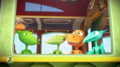 But can you make friends
with a robot? - Dinosaur Train: Adventure Island