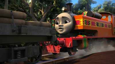 - But we can't go anywhere
if Thomas doesn't have water. - Thomas & Friends: Big World! Big Adventures! The Movie
