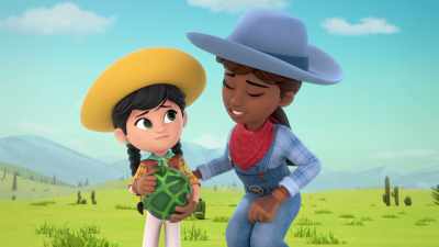 But we can't help
our Dino Ranch dinos - Dino Ranch