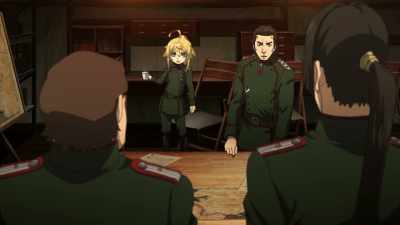 But we can't ignore the pressure
Group B is putting on us. - Saga of Tanya the Evil: The Movie