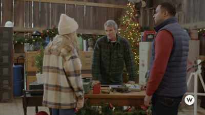 But we can't put up a
roof without walls, - A Tiny Home Christmas
