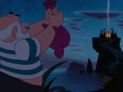 Beggin' your pardon, Miss Bell, but Captain Hook would like a word with ya. - Peter Pan